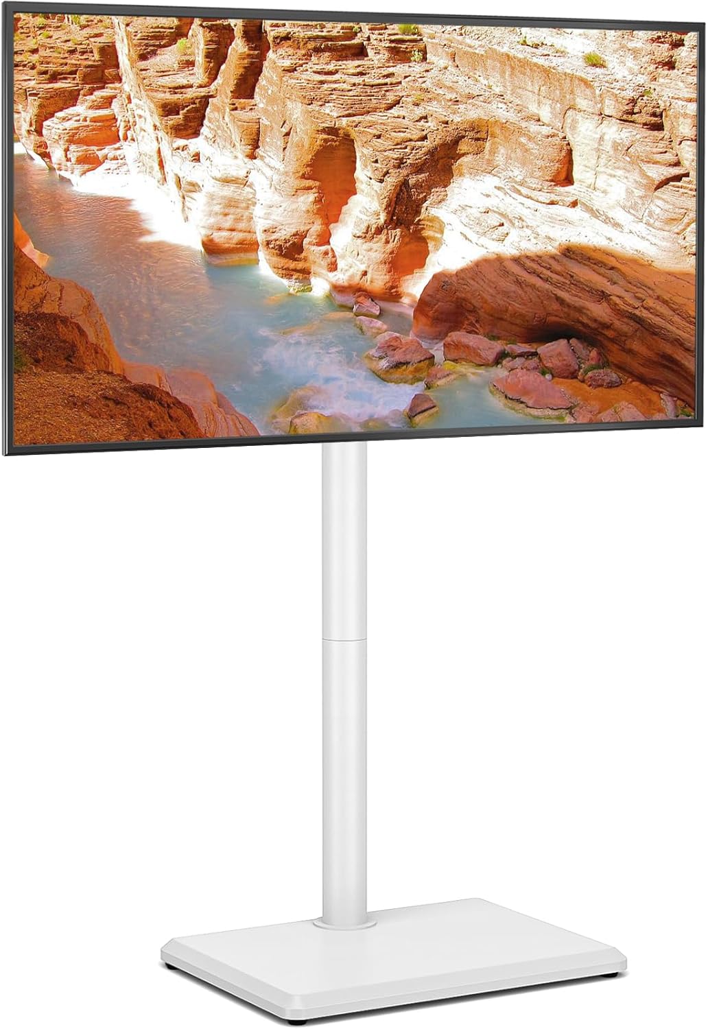 TVON TV Ständer TV Bodenständer für 32-60 Zoll Fernseher Standfuss Fernsehstand höhenverstellbar sch