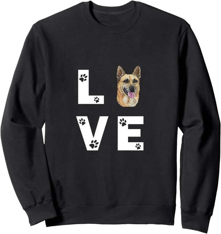 Deutscher Schäferhund Love Hund Hundebesitzer Sweatshirt
