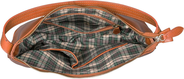 Benthill Schultertasche Damen Echt Leder | Henkeltasche aus hochwertigem Rindsleder | Kleine Vintage