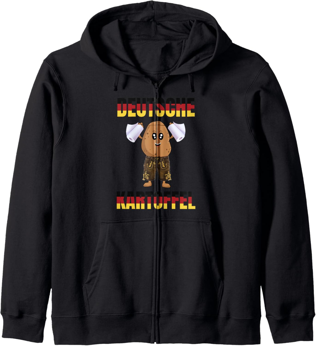 Deutscher Alman, typisch Deutsch, Deutsche Kartoffel Kapuzenjacke