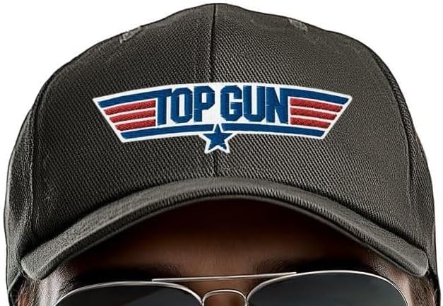 Maskworld Top Gun Accessoire-Set mit Mütze, Fliegerbrille &amp; Dog Tag - Kostüm-Zubehör Kampfpilot für