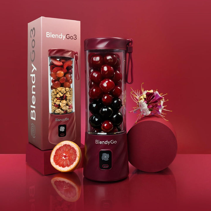 BlendyGo 3 Tragbarer Mixer, Blender, Mini Standmixer, 550 ml, Smoothie maker, Mixer smoothie maker t