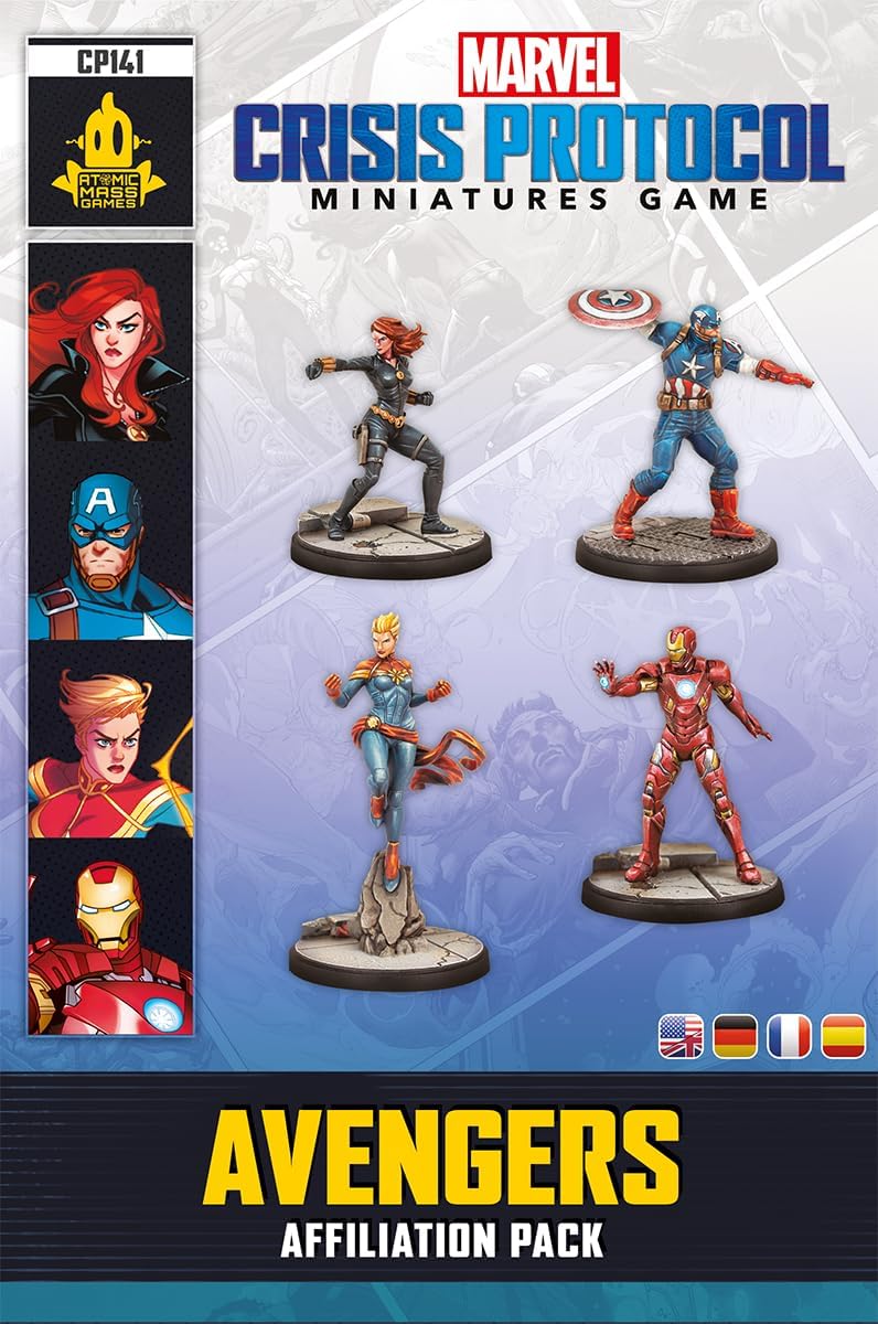 Atomic Mass Games, Marvel: Crisis Protocol – Avengers, Affiliation-Erweiterung, Tabletop, 2 Spieler,