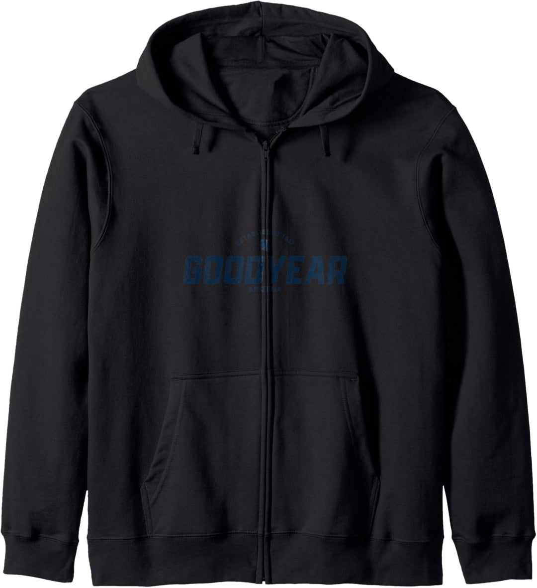Goodyear Arizona AZ Vintage Athletic Marineblau Sportlogo Kapuzenjacke