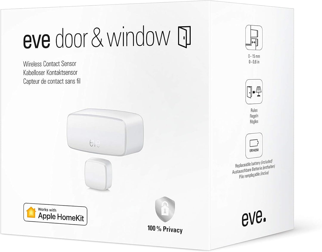 Eve Thread Starter Kit Lichtsteuerung (Eve Light Switch + Eve Door &amp; Window), Weiss Set Smarte Licht