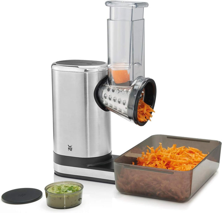 WMF Küchenminis Salat-to-go (150 W, elektrischer Gemüseschneider, 5 Einsätze) &amp; Küchenminis Mix on t