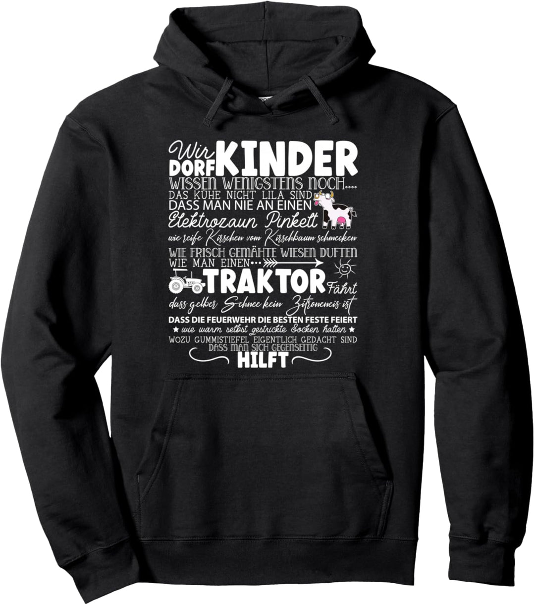 Dorfkind | Wir vom Dorf | Bauernhof | Landwirt | Dorfkinder Pullover Hoodie