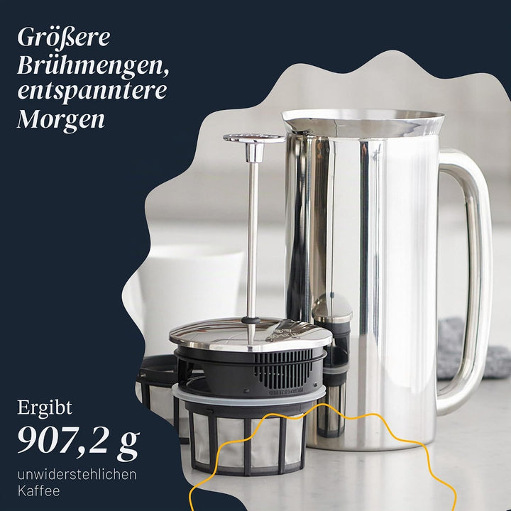 ESPRO P7 French Press Kaffeebereiter – Doppelwandig isoliert aus Edelstahl mit Mikrofilter, 950 ml,