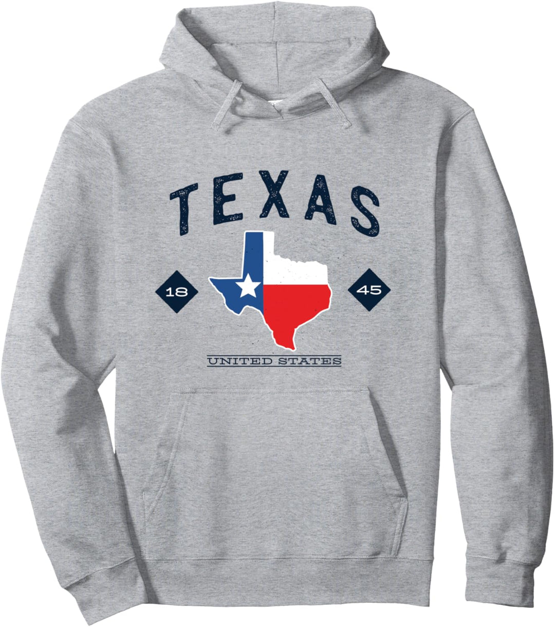 Texas 1845 Vintage Vereinigte Staaten Pullover Hoodie