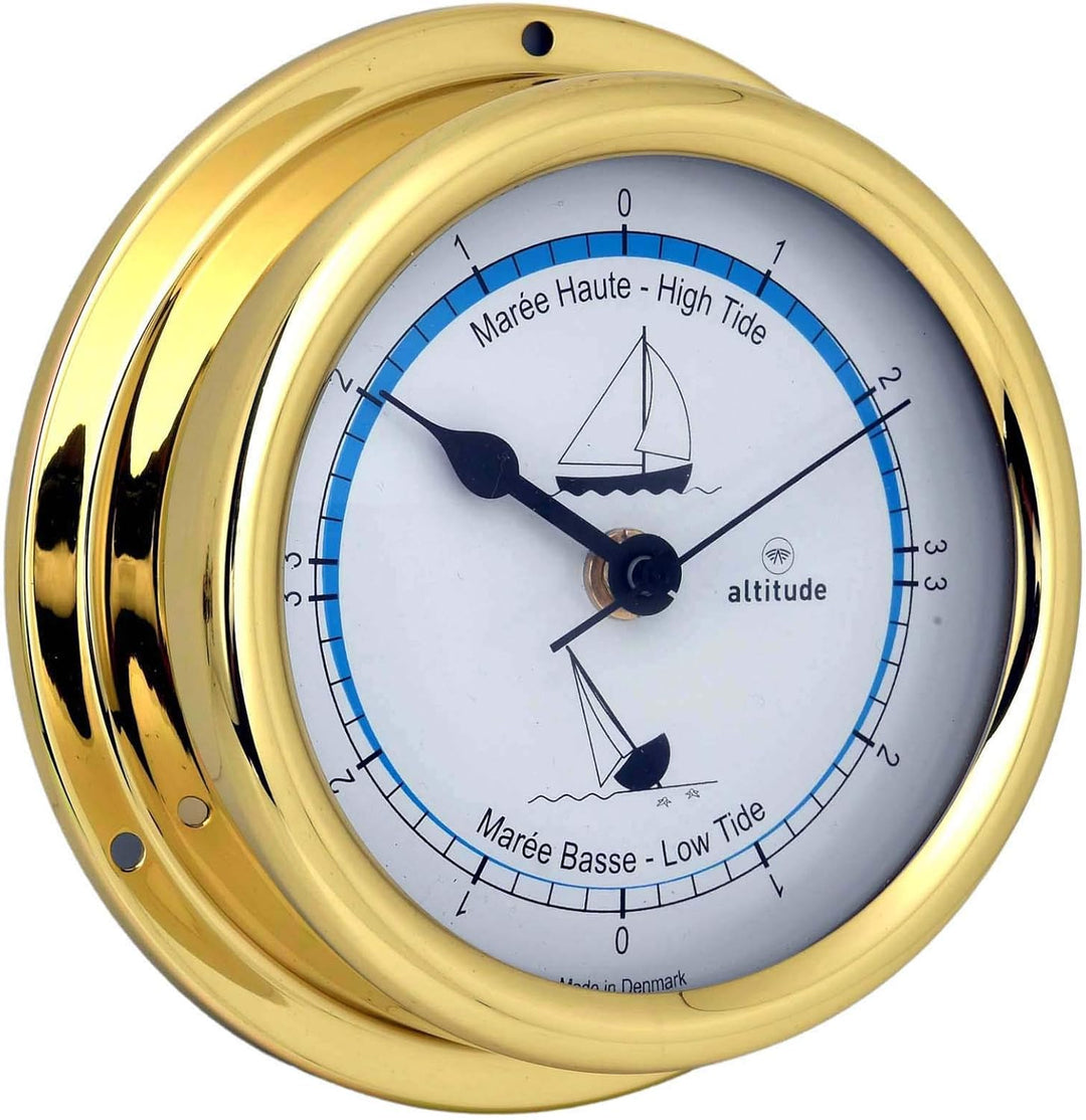 Delite 866im Altitude Schiffsuhr Tidenuhr Messing B x H: 150 mm x 42 mm