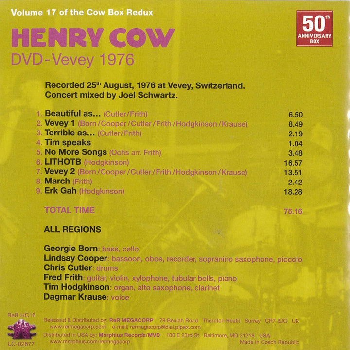 Redux 50th Anniversary-Edition (17 CDs + DVD), Audio-CD