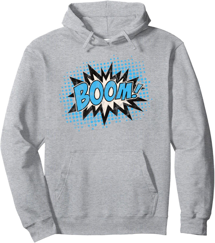 Vintage Boom Bang Pow Kaboom Comic Explosion Sprechblase Pullover Hoodie