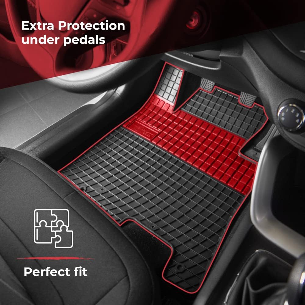 FROGUM El Toro Gummimatten Ganzjähriges-Set von Autofussmatte Auto Fussmatten für BMW 1er E81 2004-1