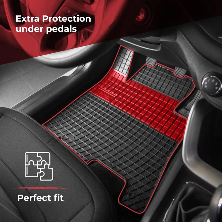 FROGUM El Toro Gummimatten Ganzjähriges-Set von Autofussmatte Auto Fussmatten für BMW 1er E81 2004-1