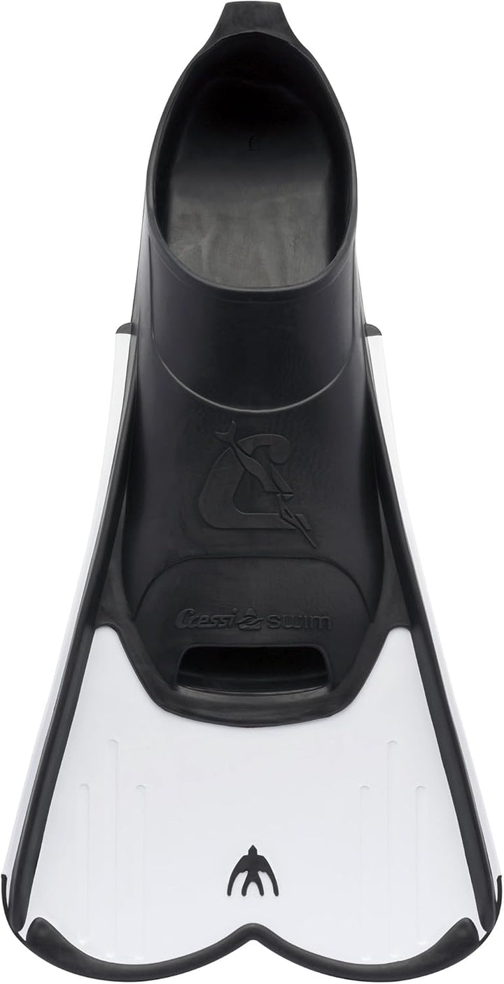 Cressi Light Fins-Kurze Flossen Zum Schnorcheln Schwimmen, Wassertraining, Verfügbar für 35/36 Weiss