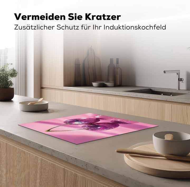 KitchenYeah© Herdabdeckplatte Einteilig 59x51 cm Küche Ceranfeld Abdeckplatte Cerankochfeld Abdeckun