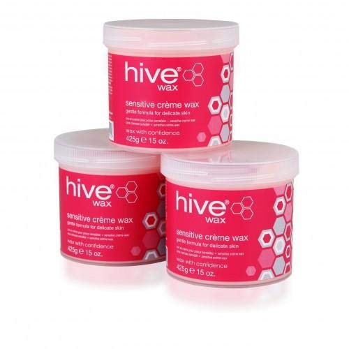 Hive 3-fach Enthaarungsmittel sensible Creme Wachs für Gesicht Körper Bein Bikini Wachs Haarentfernu