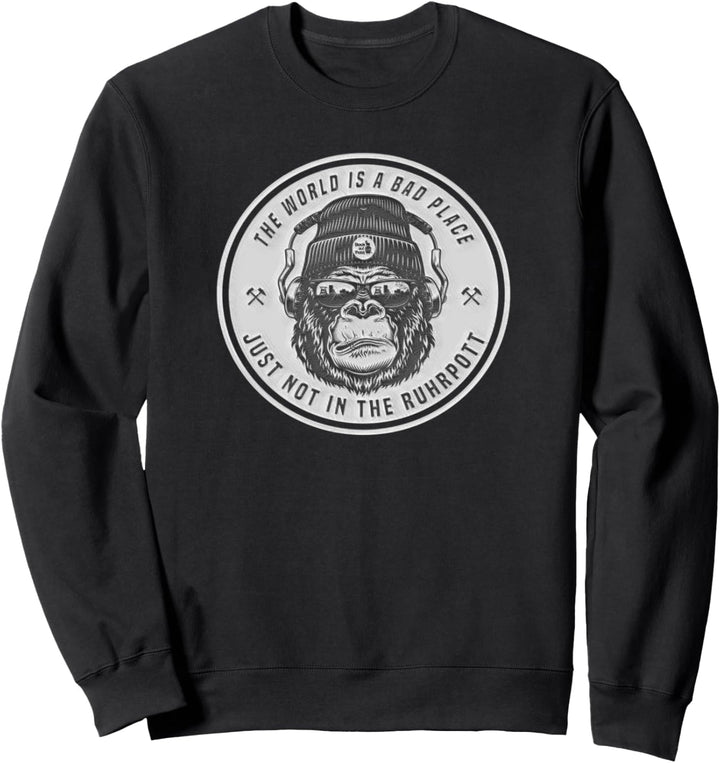 Ruhrpott Geschenk - Gorilla Edition - Ruhrgebiet Souvenir Sweatshirt