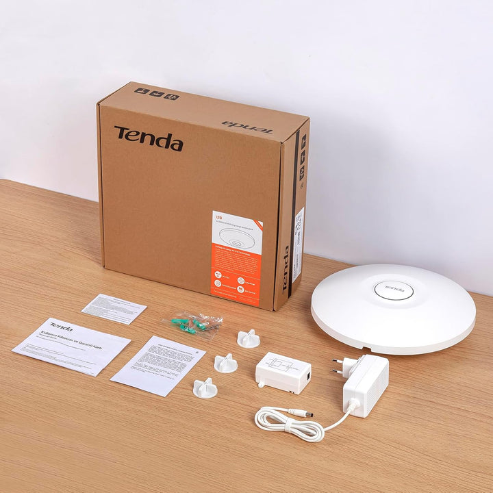 Tenda i29 AX3000 Access Point PoE WiFi 6 (802.11ax Dualband, MU-MIMO & OFDMA, 2 Gigabit Ports, WPA3,