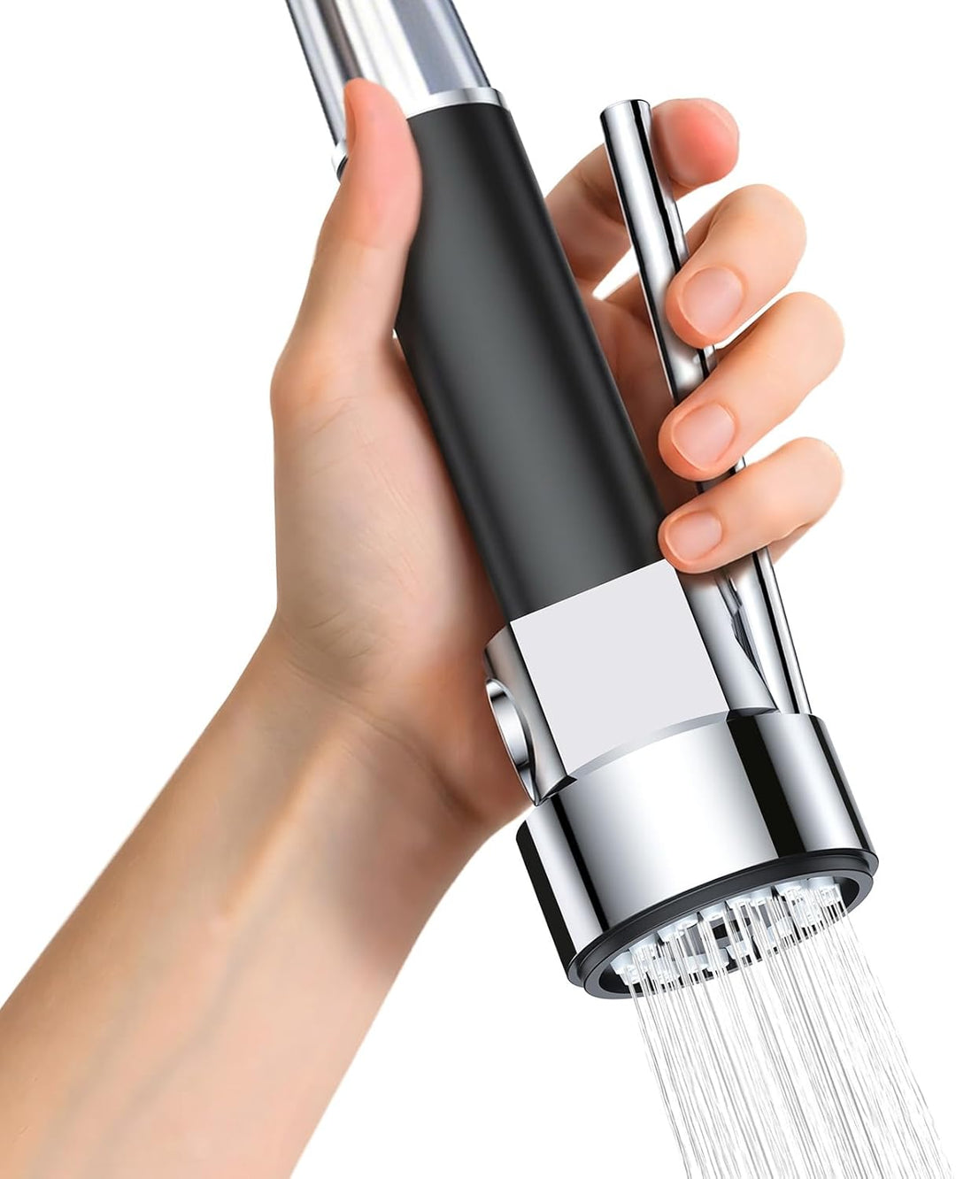 KULACO Profi Gastro Handbrause, Geschirrbrause Messing Ersatzkopf, Küchenspüle Ersatzbrause 1/2" Sta