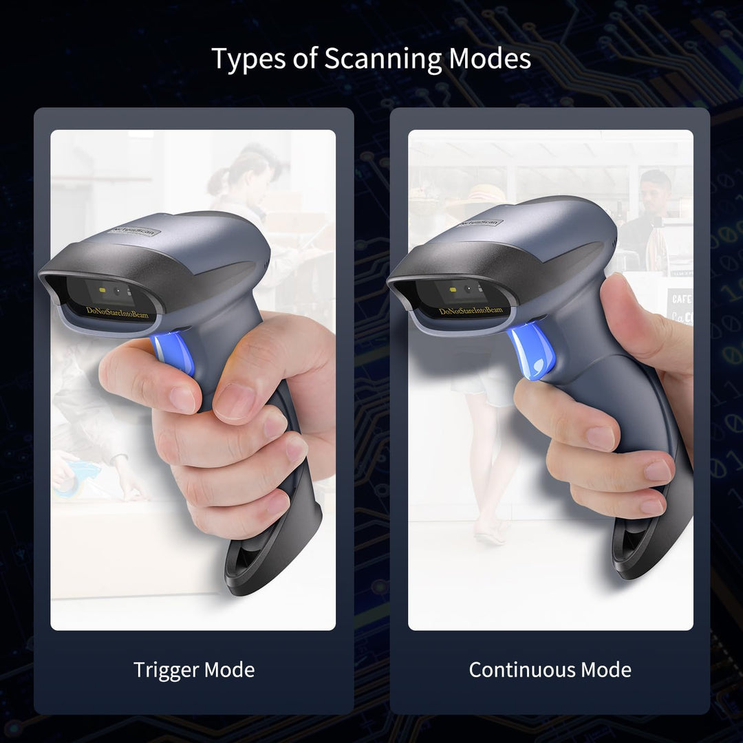 NetumScan 1D 2D QR Barcode Scanner 2.4G Wireless USB Wired Barcode Reader Scan DataMatrix Kompatibel