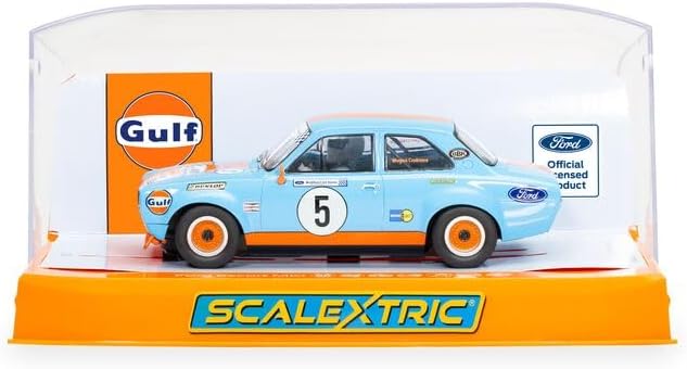 Scalextric Cars – Ford Escort MK1 C4530 – Fords 2023 modifiziert von Wayne Crabtree – Miniaturauto f