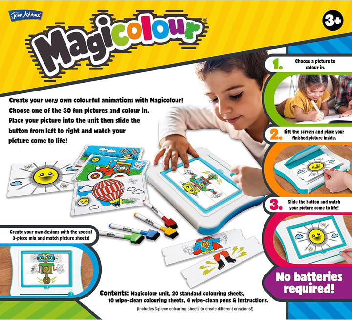 John Adams, Magicolour: Colour in and see your pictures come to life!, Arts & crafts, Ages 3+