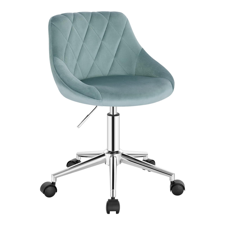 EUGAD Schminkstuhl, Homeoffice Stuhl, Schreibtischstuhl, Kosmetikhocker, Bürostuhl Kinder, höhenvers