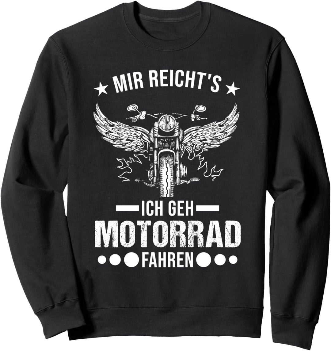 Motorrad Biker Motorradfahrer Sweatshirt