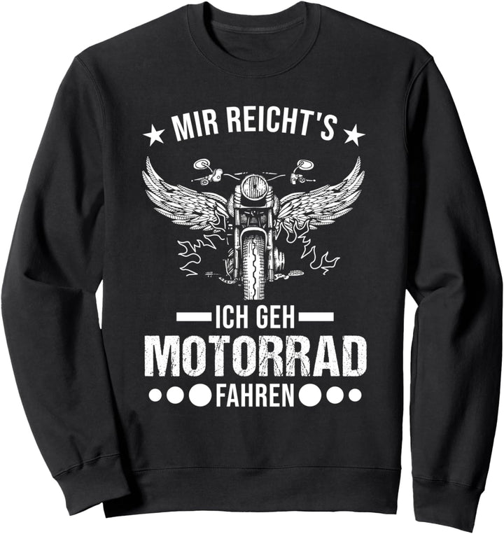 Motorrad Biker Motorradfahrer Sweatshirt