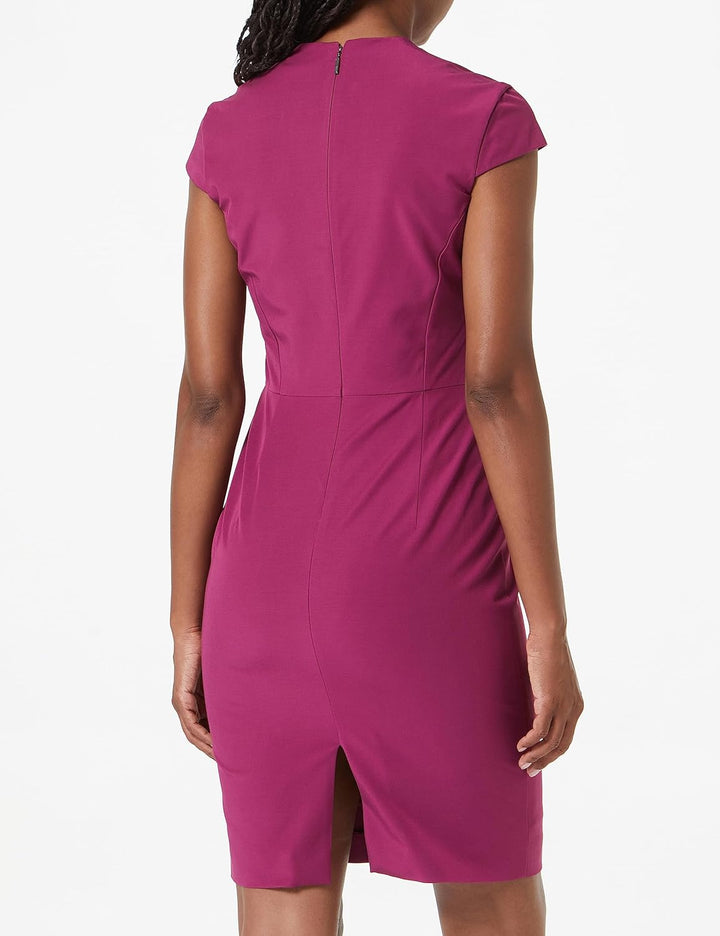 comma Damen Kleid, Lila|pink 4641