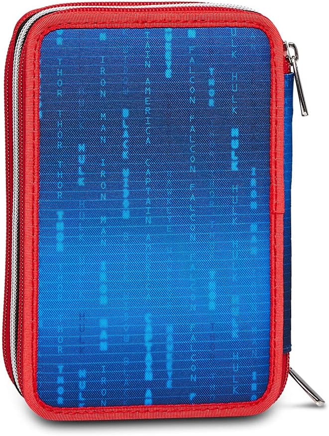 Seven Federmäppchen, Mäppchen, mehrfarbig, Federtasche für Schreibwaren, Etui mit Stiften, Kugelschr