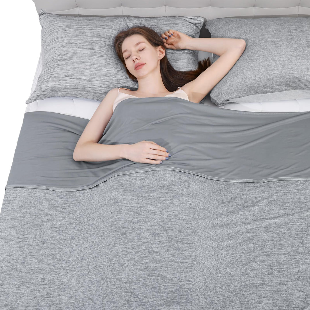 Elegear Kühldecke 200 x 220cm, Japanische Arc-Chill 3.0 Q-Max>0,5 Kühlfasern Selbstkühlende Sommerde