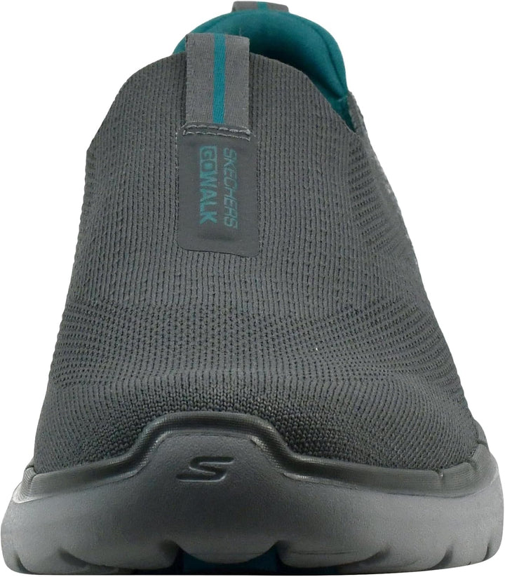 Skechers Herren Go Walk 6 Sneaker 42.5 EU X-Weit Schwarz, 42.5 EU X-Weit Schwarz