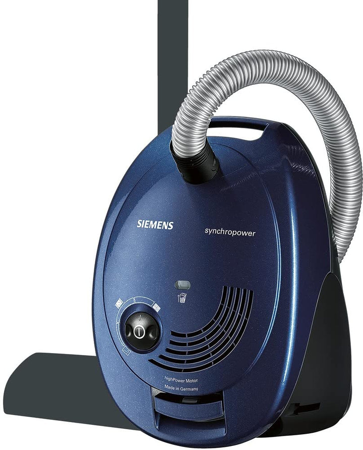 Siemens Staubsauger mit Beutel synchropower VS06A111, Bodenstaubsauger, Hygiene-Filter, Bodendüse fü