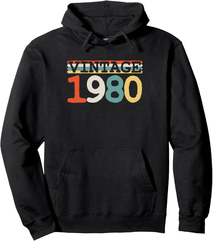 1980 Geburtstag Pullover Hoodie