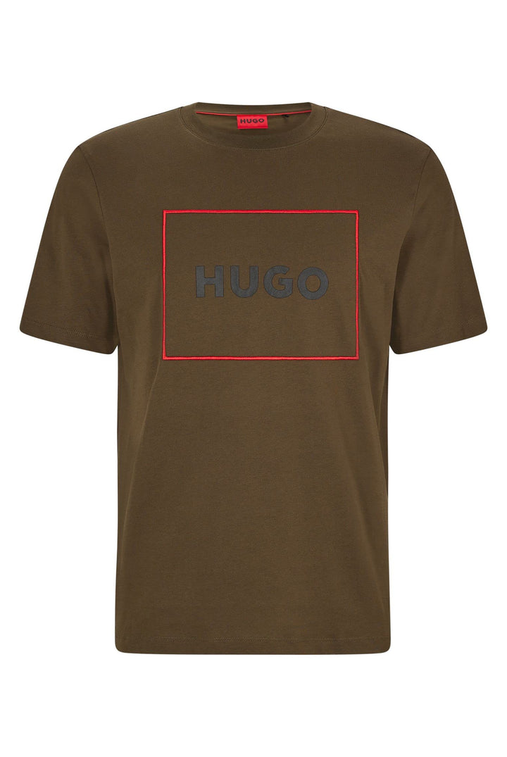 HUGO Herren Dumex T-Shirt M Dark Green303, M Dark Green303