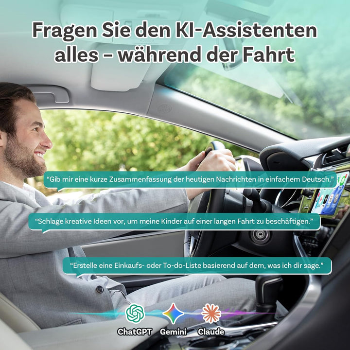 Neu 2025 Ottocast Mini Flow – Wireless CarPlay Adapter &amp; Android Auto Adapter, 2-in-1 Dongle, Plug &amp;
