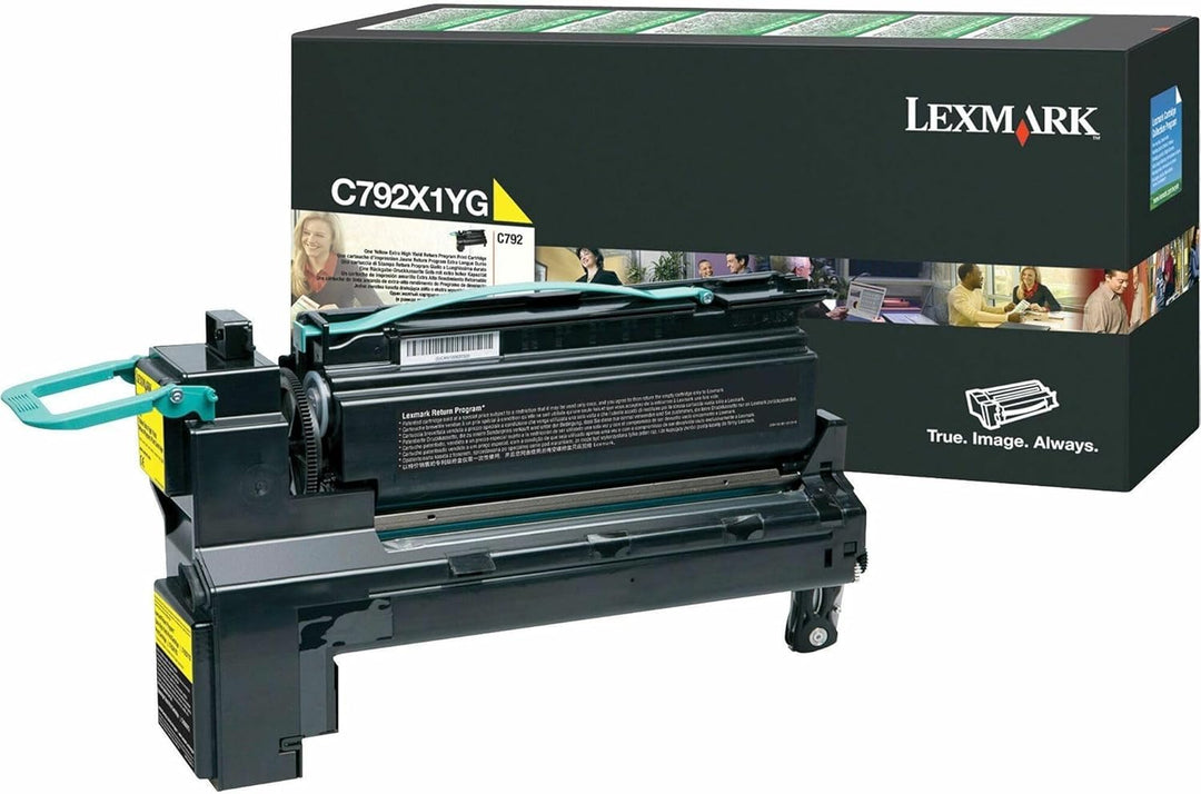 Lexmark C792X1YG C792 Tonerkartusche Standardkapazität Return Program 1er-Pack, 20.000 Seiten, gelb,