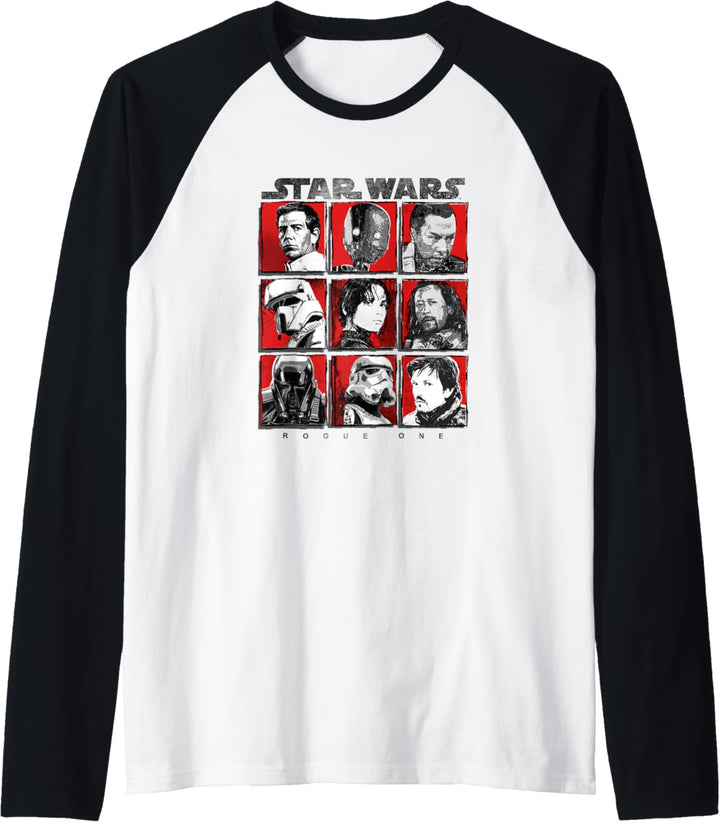 Star Wars Rogue One Portrait Box Up Raglan