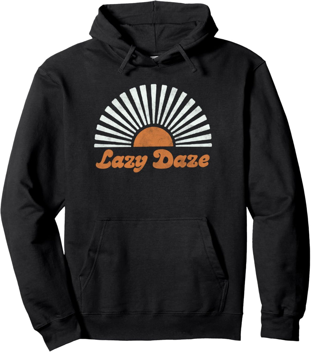 Trendy Sunburst Lazy Daze Pullover Hoodie