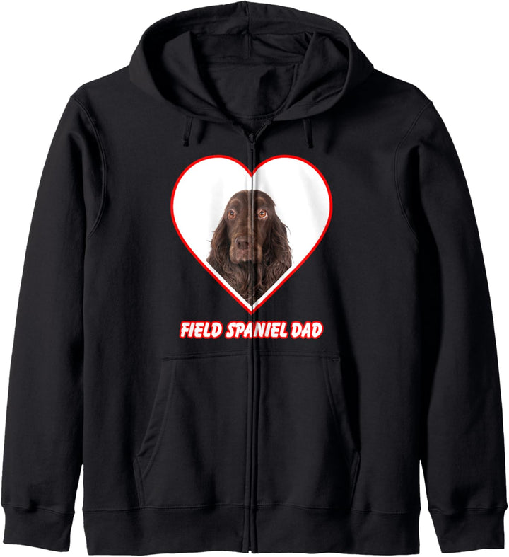 Field Spaniel Dog Dad Kapuzenjacke