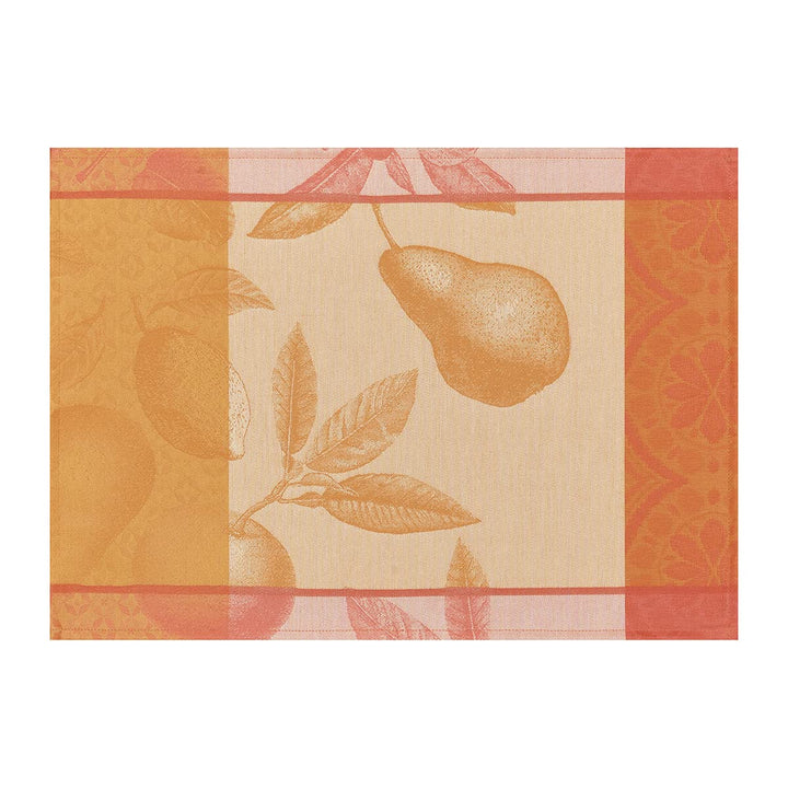 Le Jacquard Francais 27414 (2er Set) Beschichtete Tischset Arrière-pays Melon 50X36 cm Baumwolle