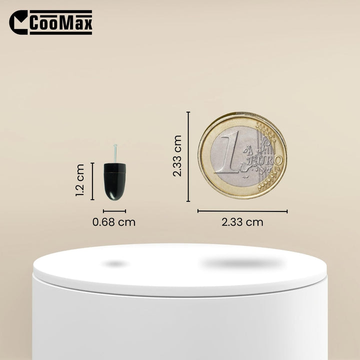 CooMax Spion Kopfhörer Bluetooth Kabellos VIP Pro Unsichtbare Kopfhörer Mikrofon Handy Prüfung - Min