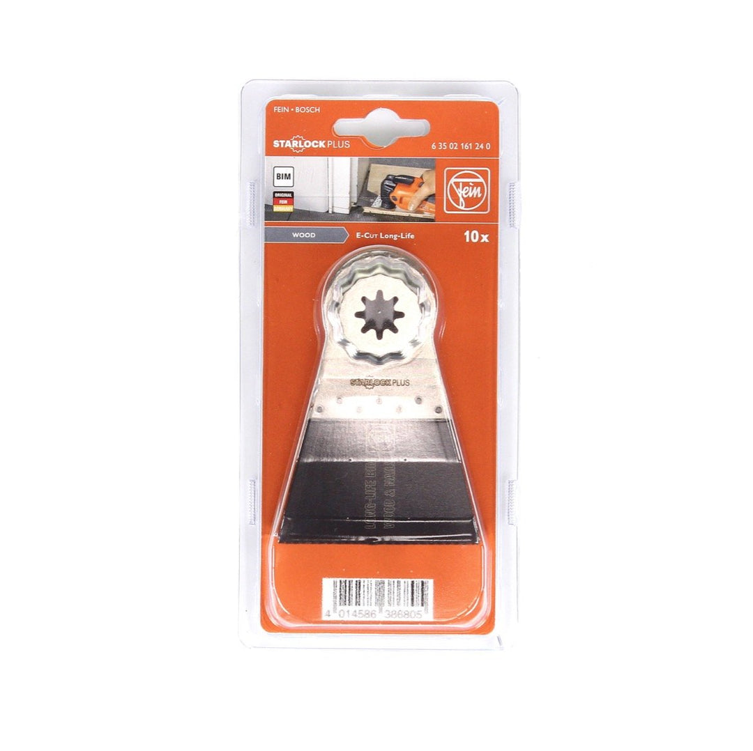 Fein E-Cut Long Life Sägeblatt 10 Stück (Aufnahme Starlock Plus, Bi-Metall mit geschränkter Holzverz