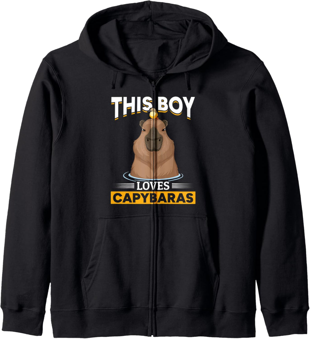 Capybara Animals Pet – Dieser Junge liebt Capybaras Kapuzenjacke