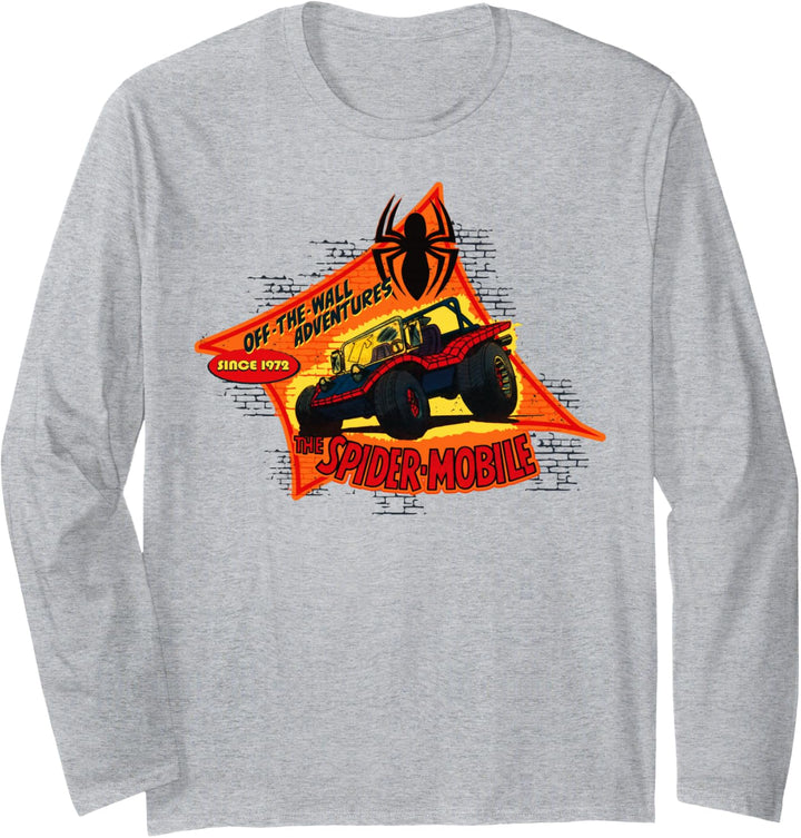 Marvel Spider-Man The Spider-Mobile Adventures Langarmshirt