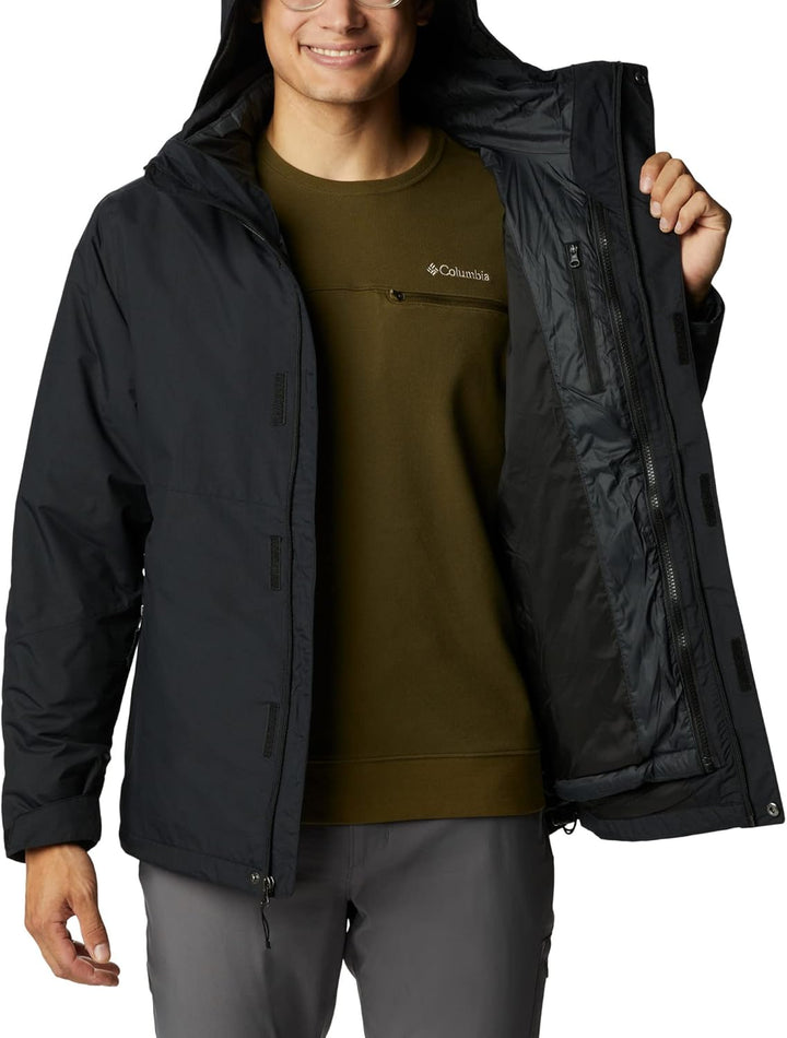 Columbia Herren 3 In 1 Jacke, Schwarz, L Element Blocker 2 Interchange Jacket S Schwarz, Element Blo