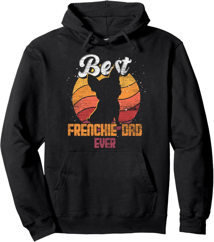 Frenchie Papa Hundebesitzer Vatertag Französische Bulldogge Pullover Hoodie