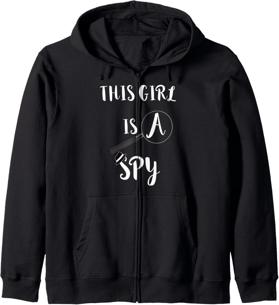 Dieses Mädchen ist Spion Detective Spionage Crime Spionage Kapuzenjacke
